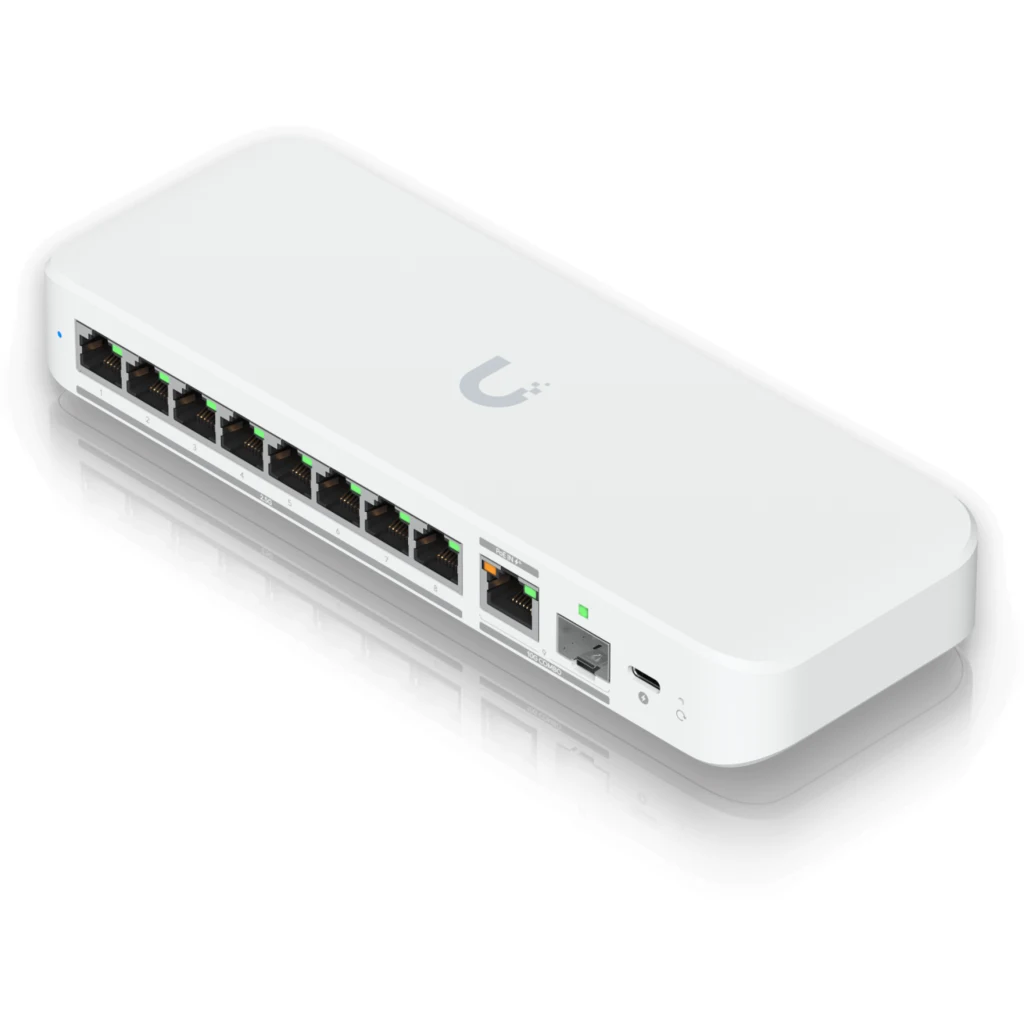 UBIQUITI 8-2500 1-10G/in 1-SFP+ USB-C Switch L2 UniFi USW-FLEX-2.5G-8