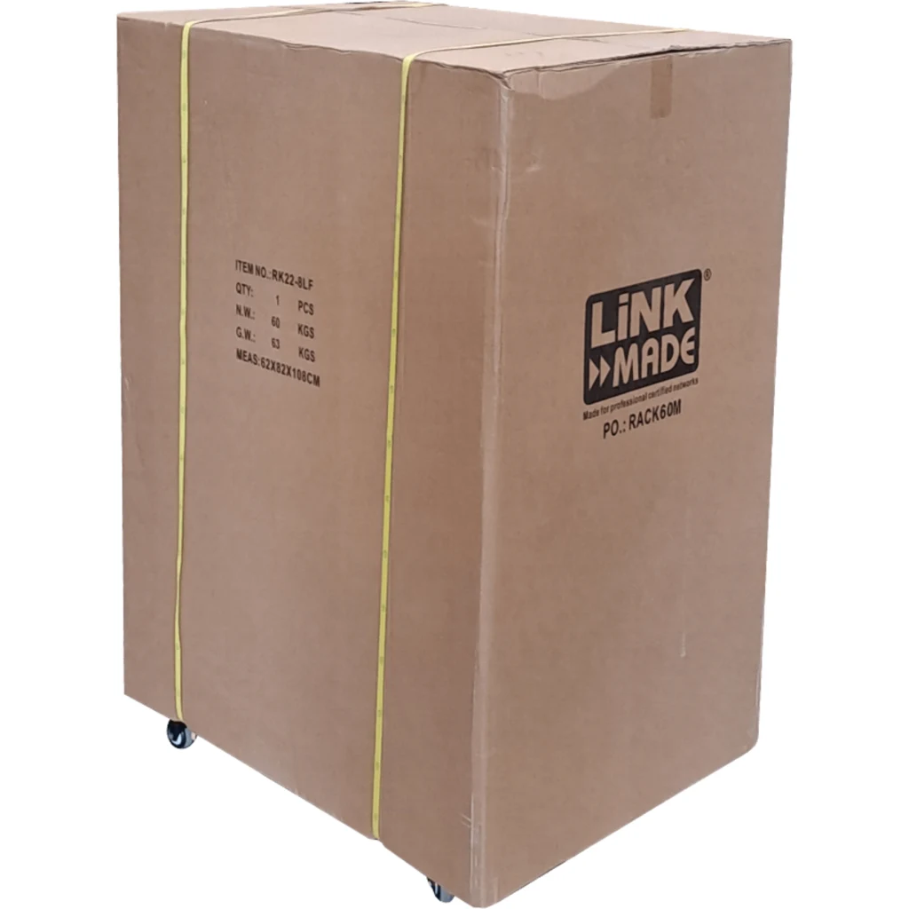 Imagen 4 de Rack 22U Ciego Fondo 80cm Ancho 19" Piso Ruedas Bandeja PDU