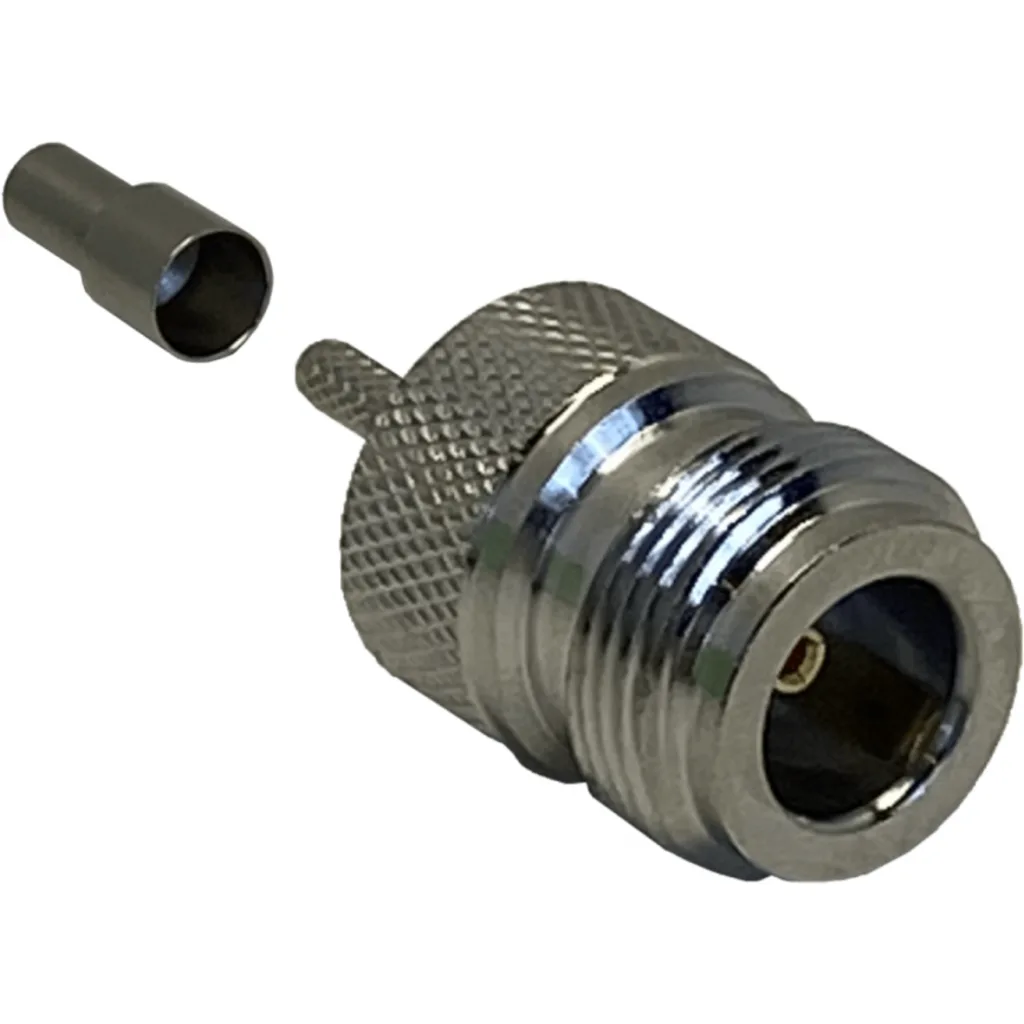Imagen 3 de N-Hembra RG316 Conector Crimpeable CA100 RG174