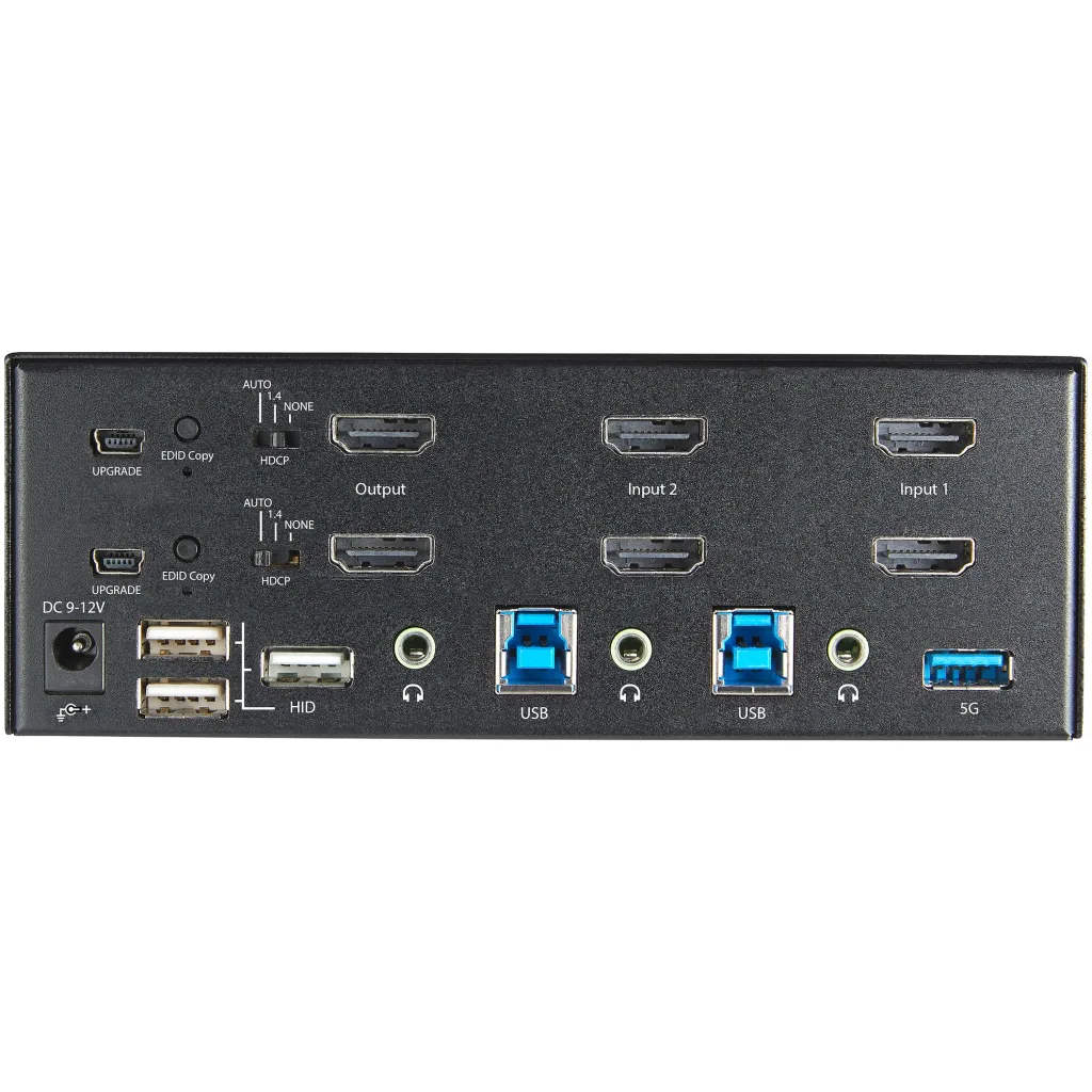 Imagen 3 de 2 Port Dual Monitor HDMI KVM Switch 4K60