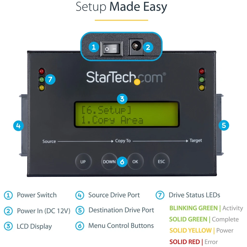 Imagen 3 de HDD Duplicator w/ Image Backup Library