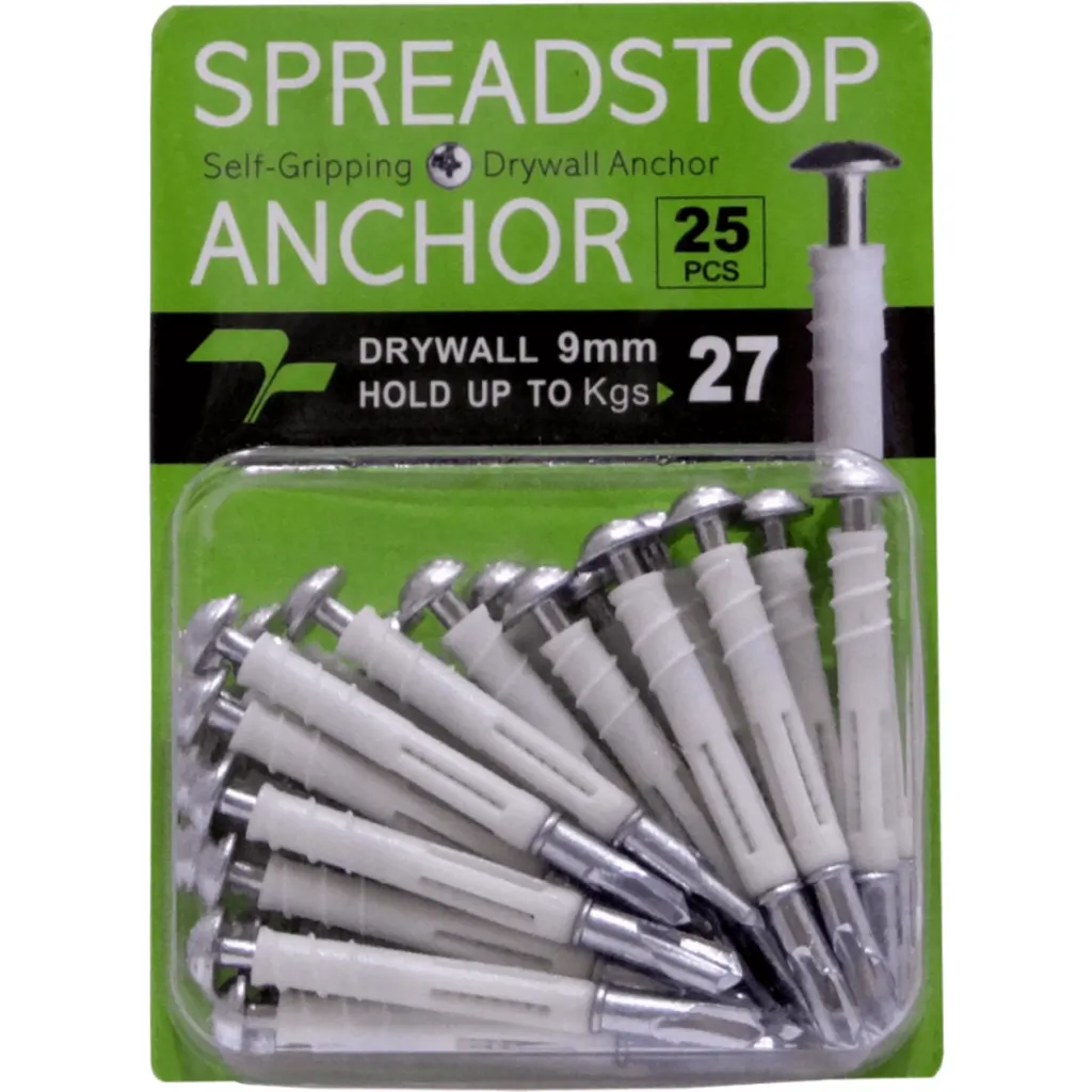 Imagen 1 de DRYWALL Volcanita-9mm Tarugo-Tornillo-M6.3x54mm-Autoperfora 25-unids