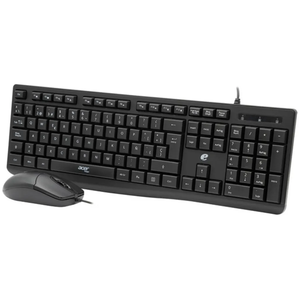 Imagen 2 de EAK040 SP COMBO TECLADO + MOUSE NEGROS eMachines