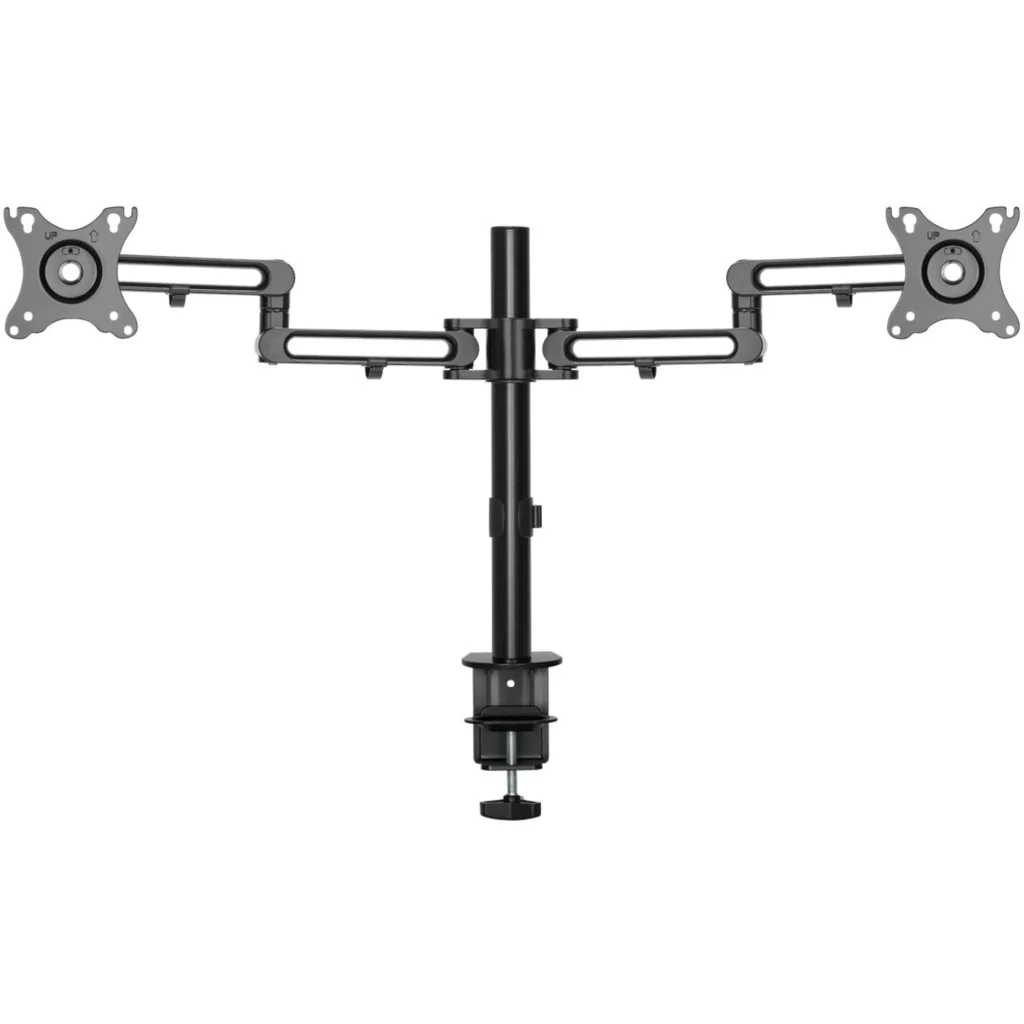 Imagen 6 de StarTech.com Brazo de Soporte para Monitor - Articulado - de Aluminio - para Monitores VESA de hasta 32IN - con Dos Brazos Giratorios - Mount para 2 monitores (brazo ajustable) - aluminio - negro - tamaño de pantalla: hasta 32" - montable en escritorio