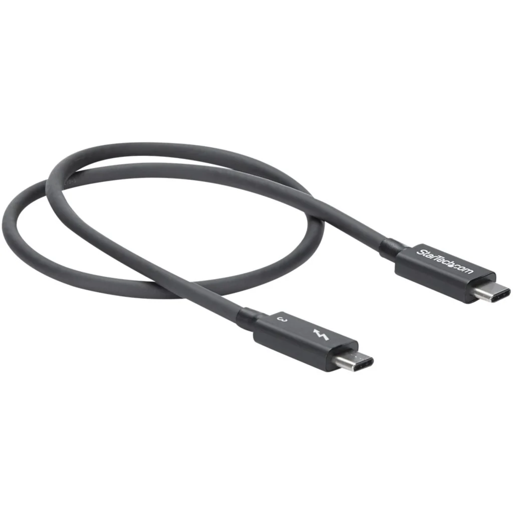 Imagen 4 de Cable Thunderbolt 3 USB-C M/M 40Gbps 0.5mts Color Negro - StarTech