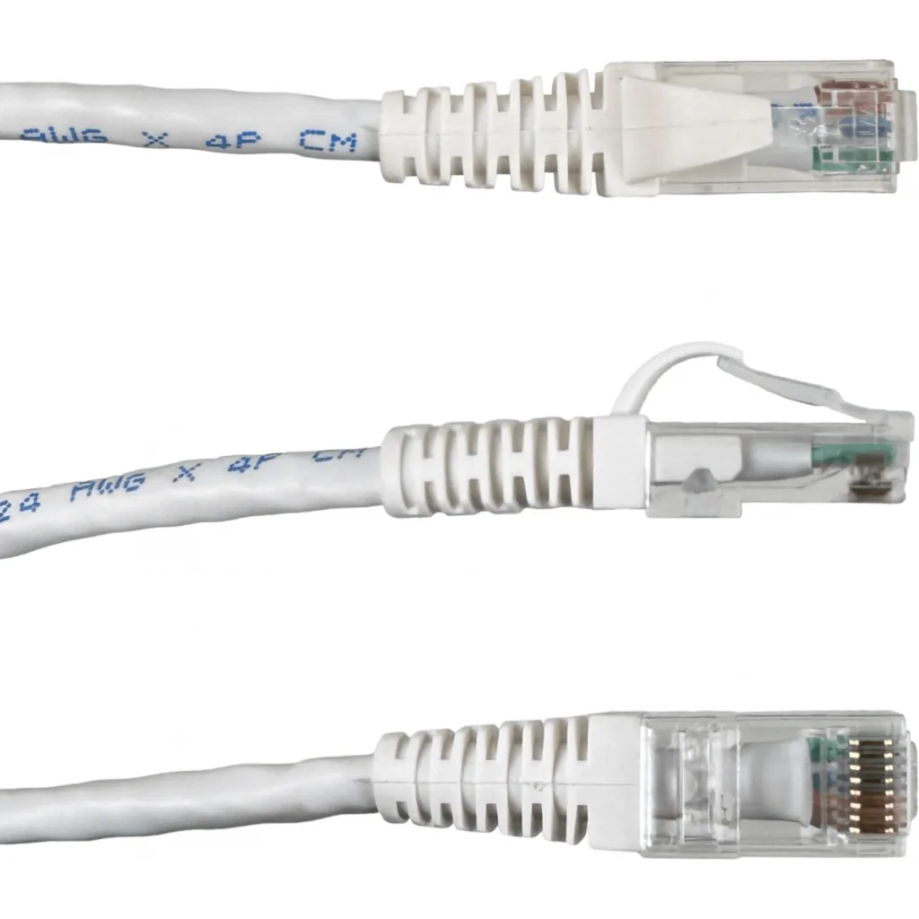 Imagen 3 de FURUKAWA 1mt Cat5e Blanco U/UTP CM Cable Patch RJ45 Multilan 35103501