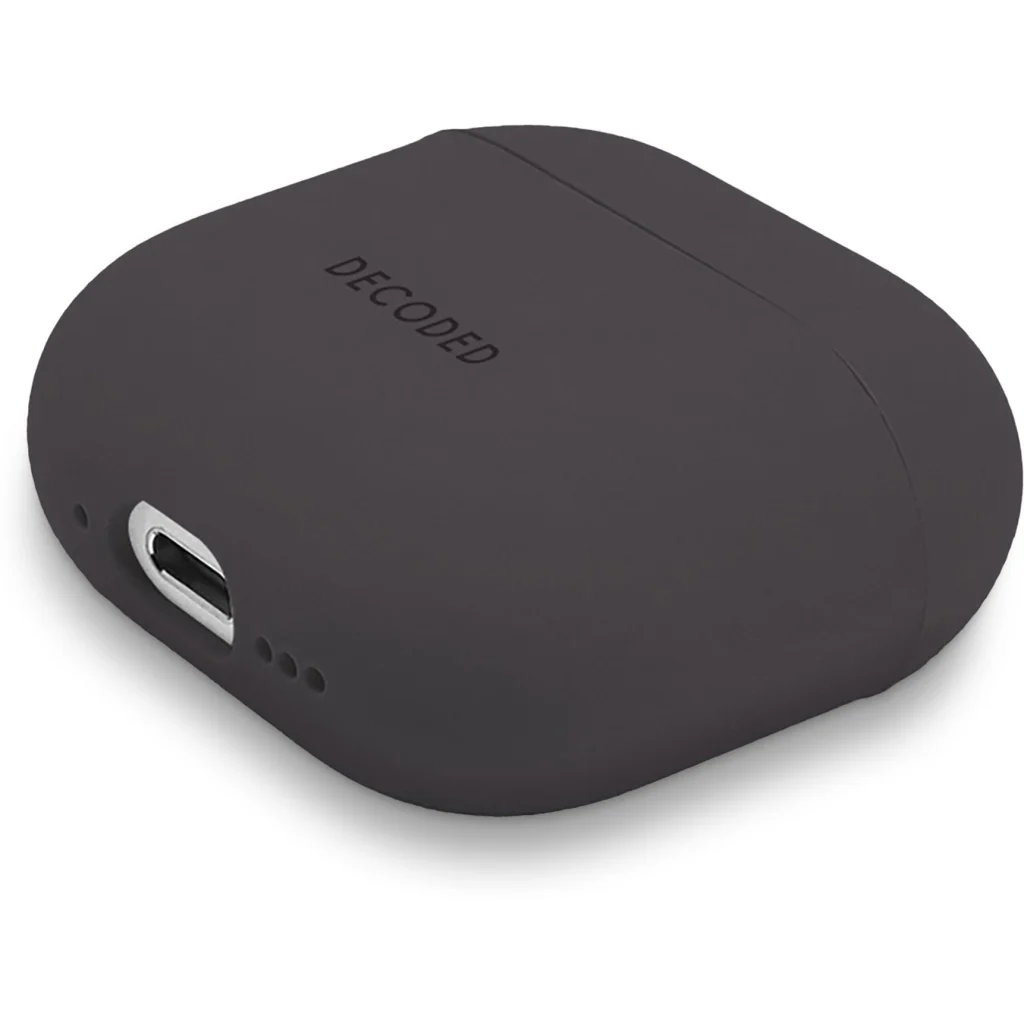 Imagen 2 de Funda silicona AirCase Pro para Airpods 4 Gen Decoded negra