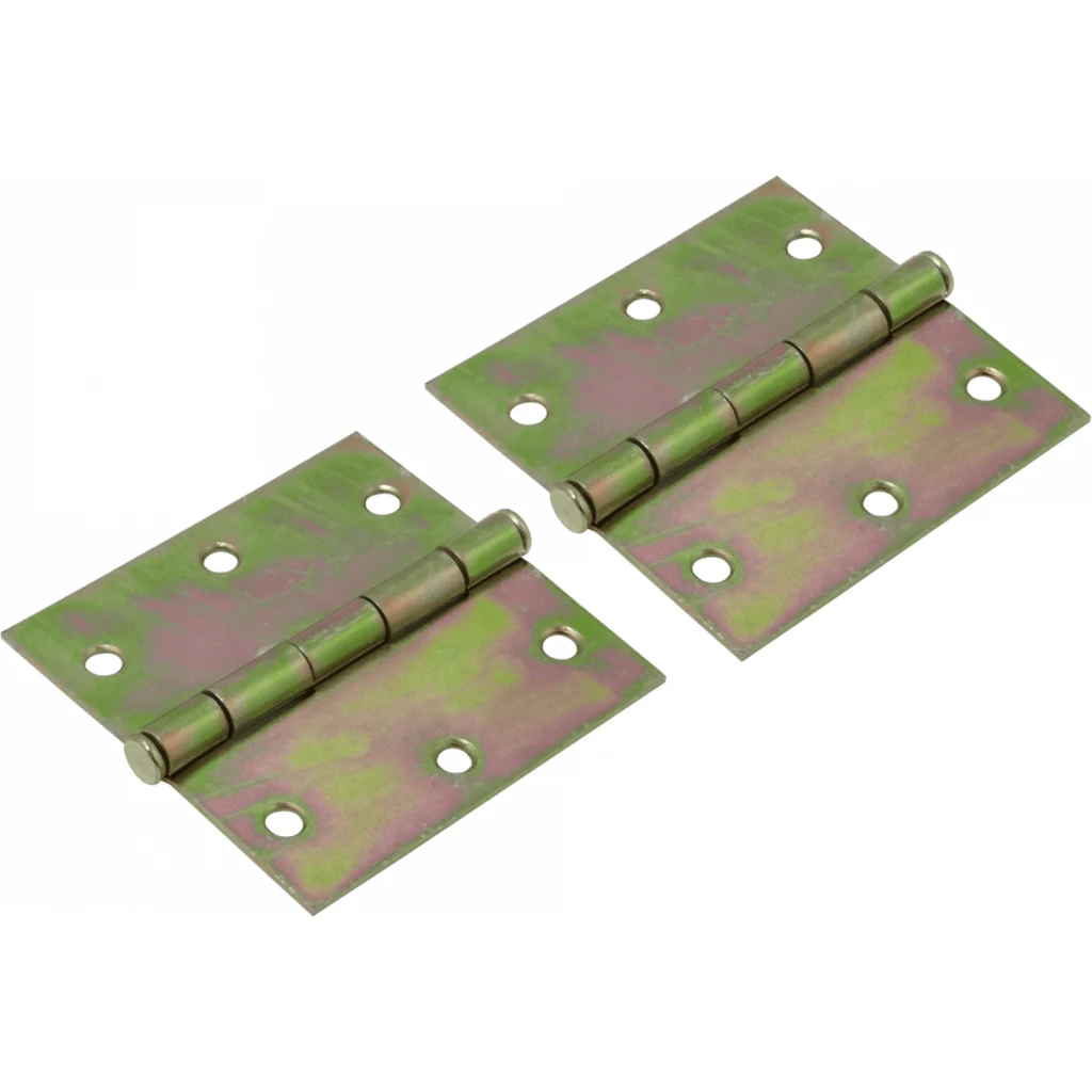 Imagen 3 de 2-Bisagras 3,5x3,5-Pulg x2,0 3-Tornillos inc-12-Tornillos 89x89mm