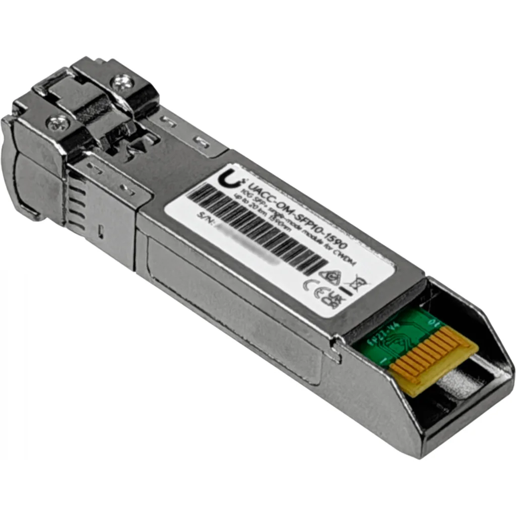 Imagen 1 de UBIQUITI 1590nm SM 2-LC SFP+ 20km 10Gbps MonoModo UACC-OM-SFP10-1590