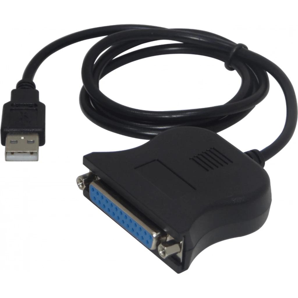 Imagen 1 de Cable Adaptador Genérico USB-A a Paralelo DB25 M/H, 75cm