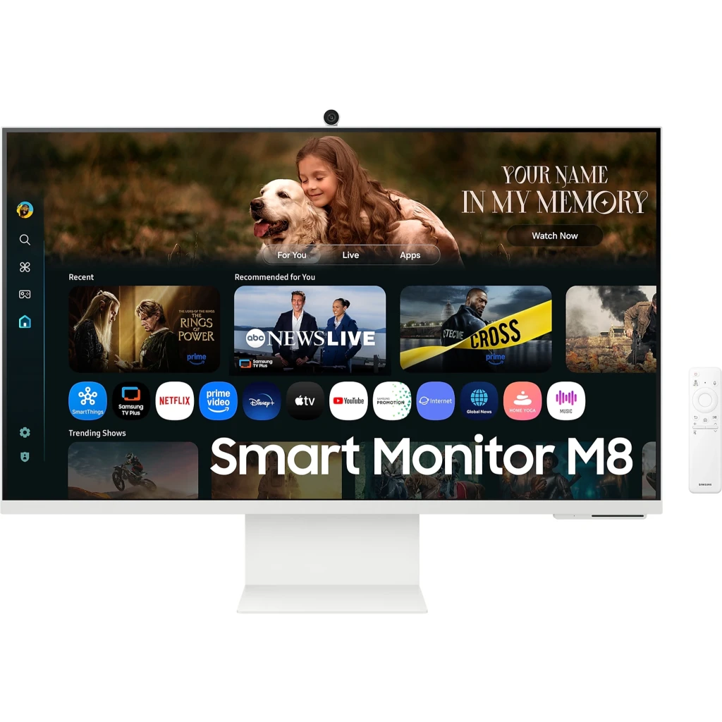 Monitor Samsung M8 M80D 32"" Smart TV 4K 3840*2160 VA HDMI USB USB-C 60Hz 4ms