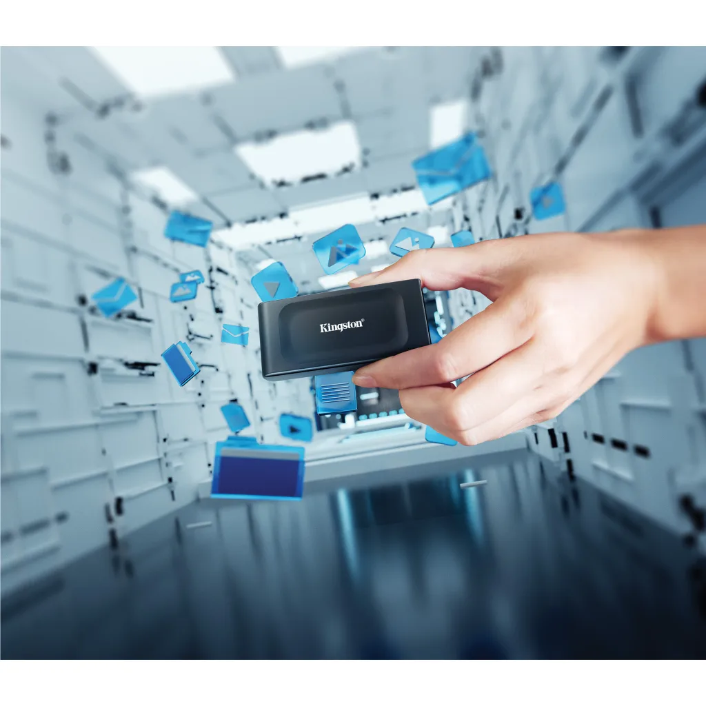 Imagen 11 de Unidad SSD Externo Kingston XS1000 2TB USB3.2 Gen2 Lec1050MBs Esc1000MBs Negro