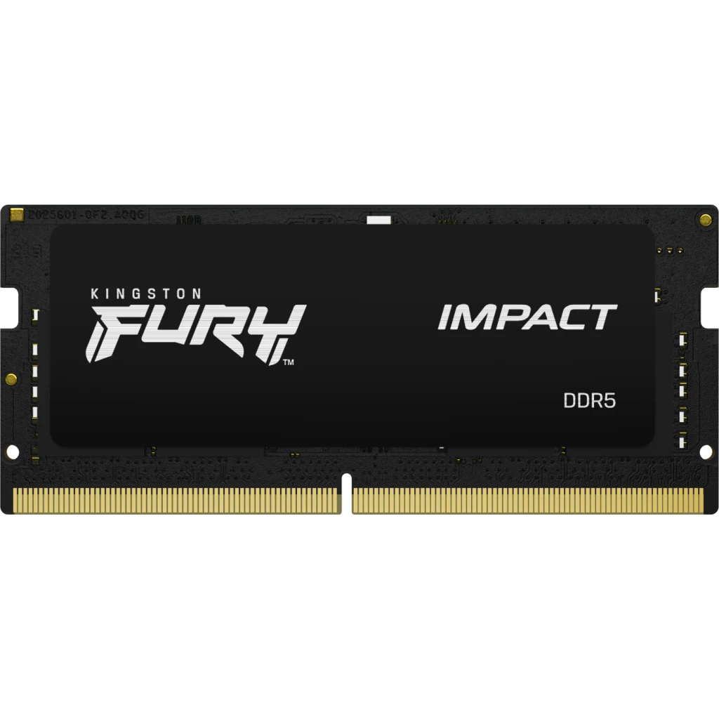 Memoria RAM 16GB DDR5 6000MHz SO-DIMM CL38 Non-ECC 1.35v 262p KingstonFuryImpact
