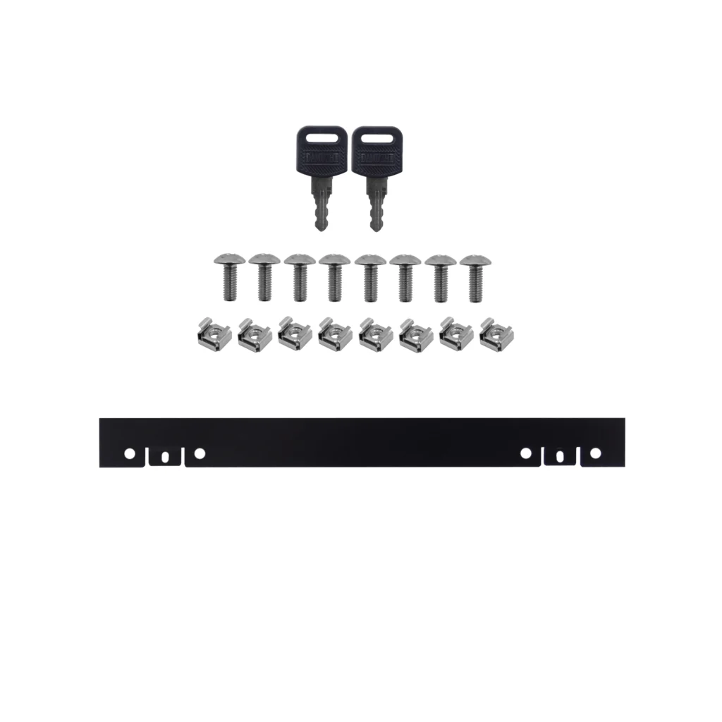 GABINETE RACK PARED LINKMADE 60CM-FONDO 6U NEGRO