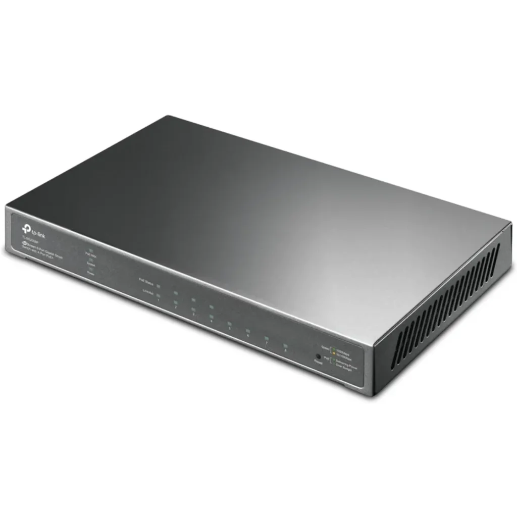 Imagen 1 de TL-SG2008P. Conmutador inteligente JetStream Gigabit de 8 puertos con 4 puertos PoE+
