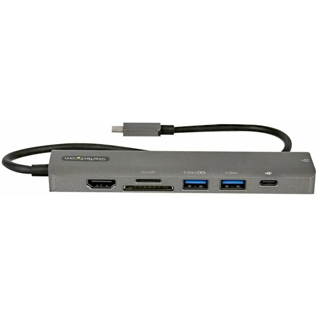 Imagen 9 de Docking Station StarTech Mini Dock USB-C a HDMI SD/mSD 2*USB3.0 LAN USB-C Gris