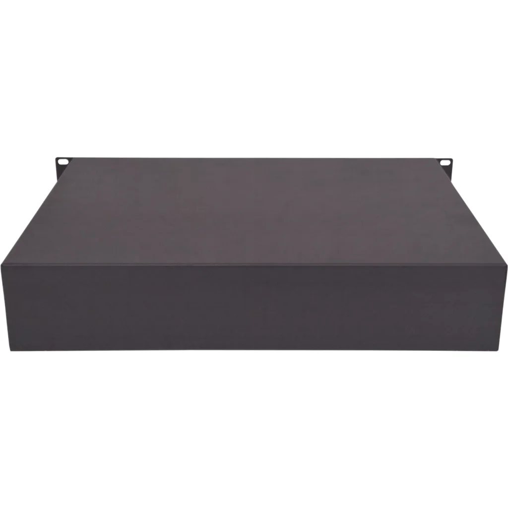 Imagen 4 de LINKMADE 2U Cajon 2-Llave Negro para Rack Altura-2-RU Profundidad-30cm