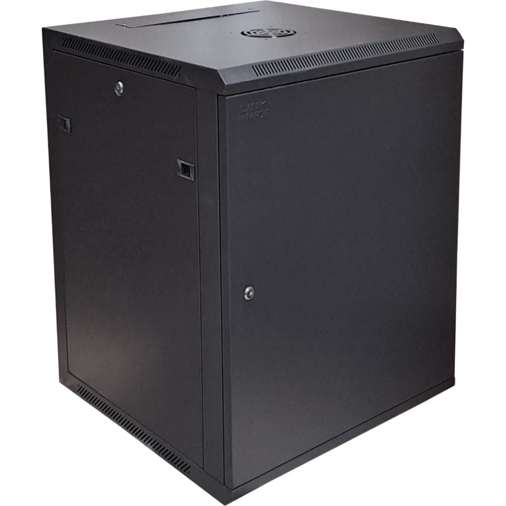 Rack 15U ciego Fondo-60cm Ancho-19p Mural-Pared Alto-78cm