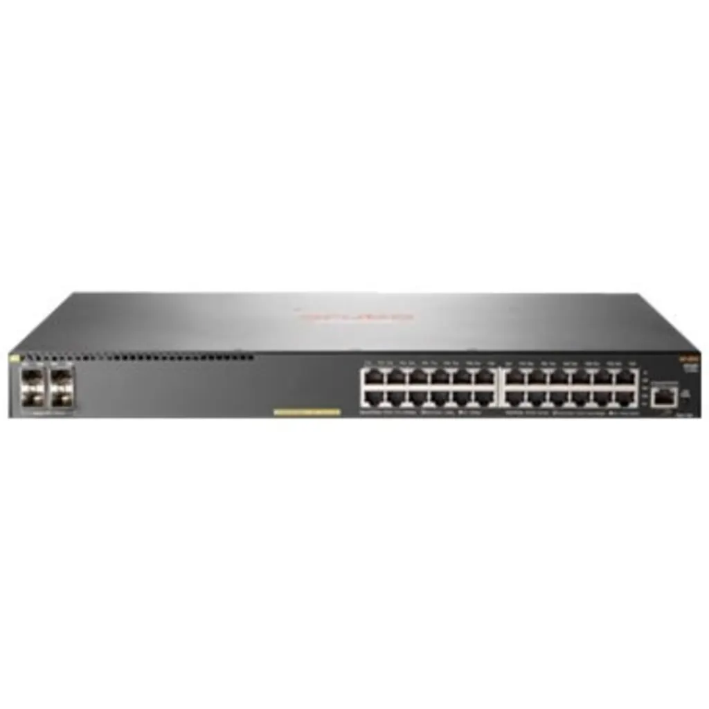 Switch HPE Aruba 2930F 24 Ptos Gigabit PoE 4 SFP+ Gestionado Montaje en Rack 1U