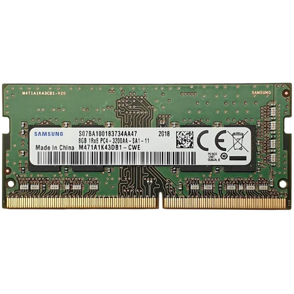 Imagen 0 de Memoria RAM 8GB DDR4 3200MHz SO-DIMM CL22 Non-ECC 1.2V 260p Samsung