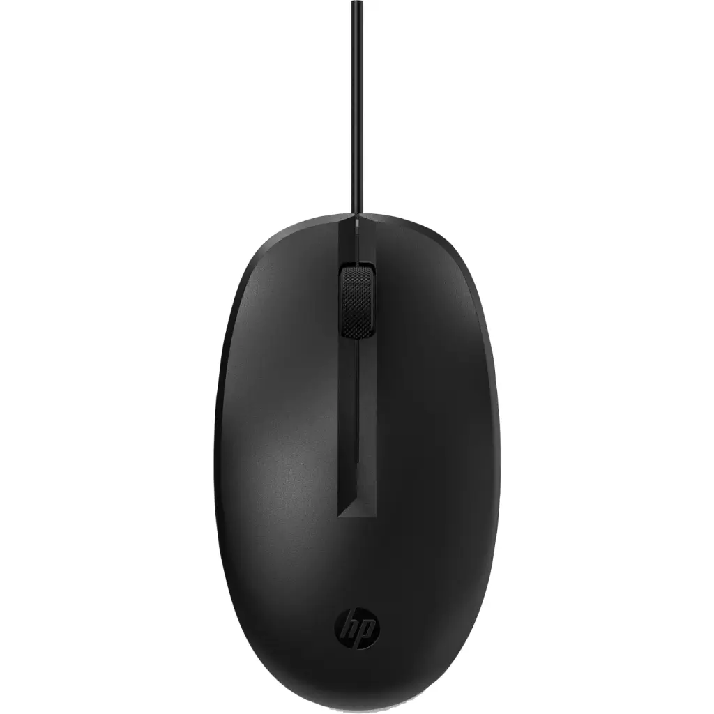 Mouse Alámbrico HP 125, Óptico 1200DPI 3 Botones Cable USB 1.8mts Color Negro