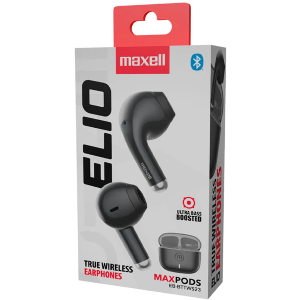 Imagen 2 de Audifonos TWS Maxell EB-BTELIOBLK/GRY