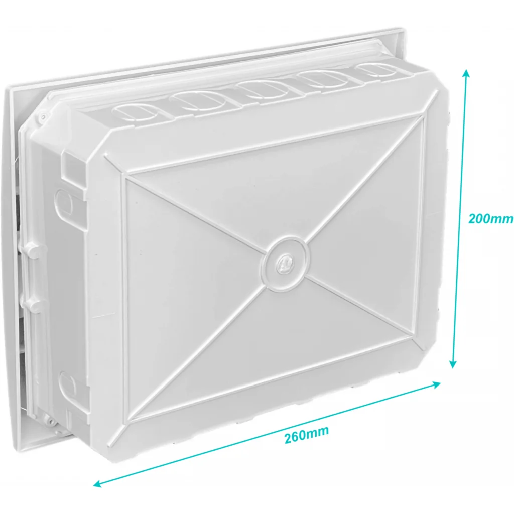 Imagen 2 de LEXO Tablero Embutido LSZH 12 Modulos Riel Din IP41 IK08 5396512