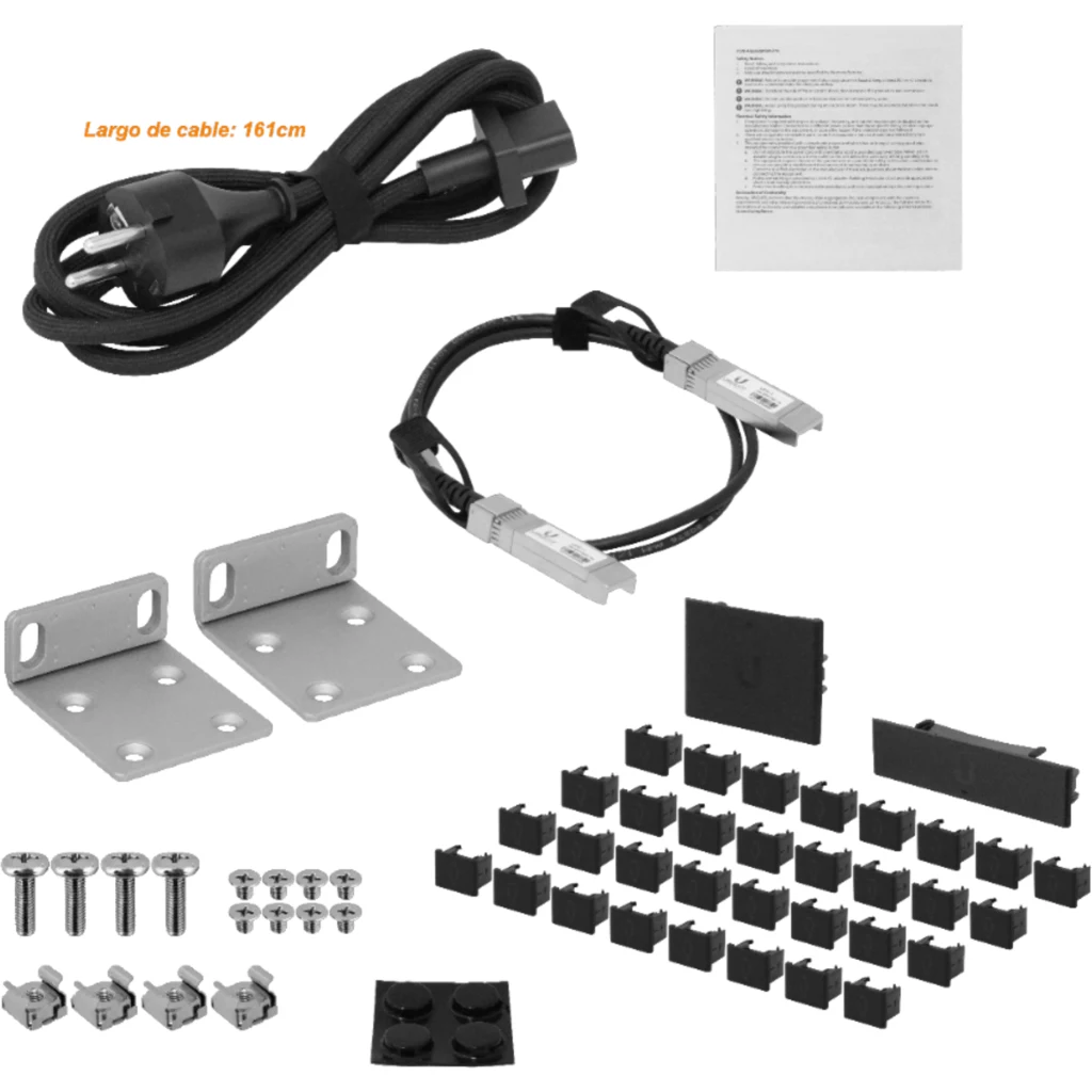 Imagen 4 de Switch Ubiquiti UniFi 4-SFP28-25G 28-SFP+10G Switch Rack Admin-L3 100-240VAC