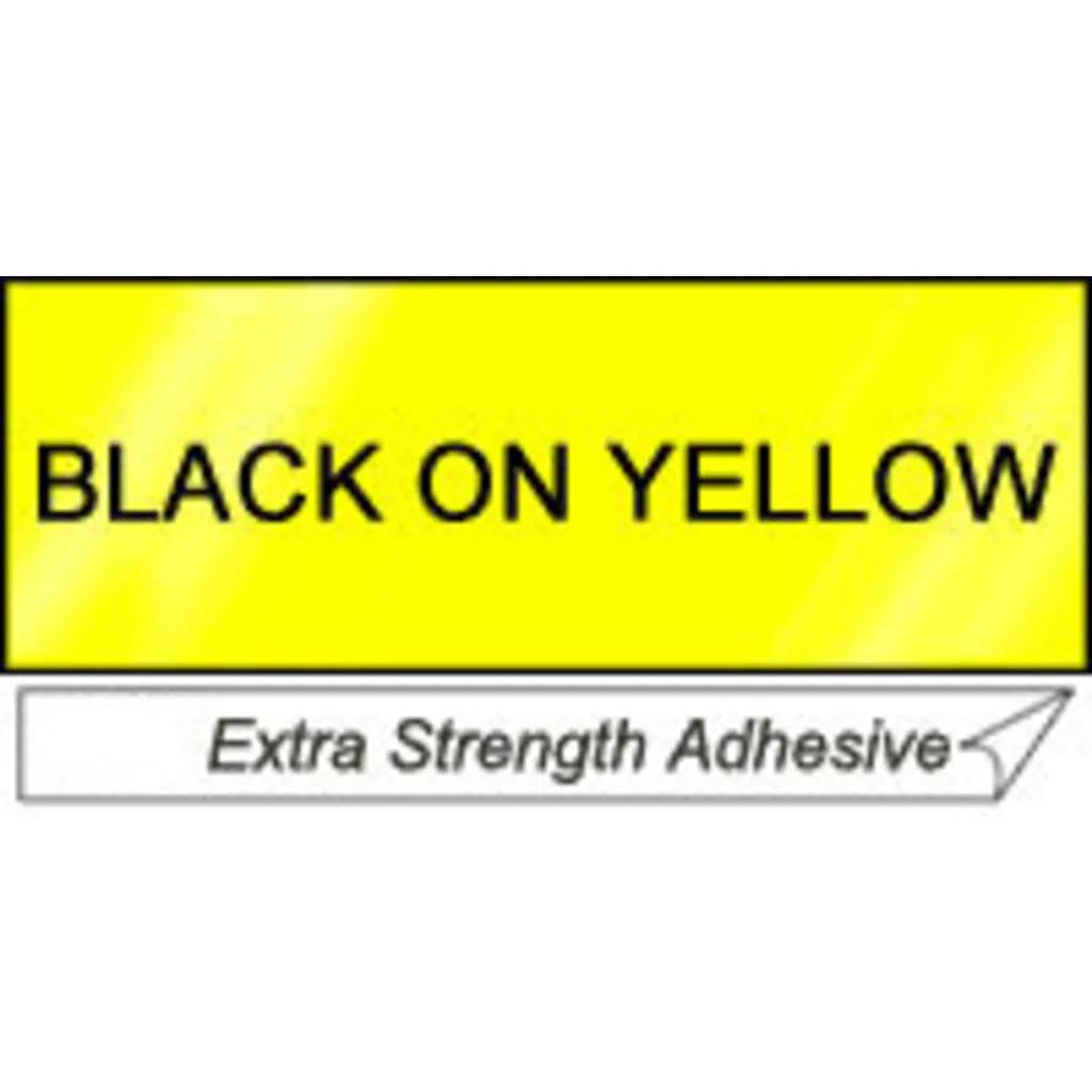 TZE-S661 36mm Black on yellow indst tape