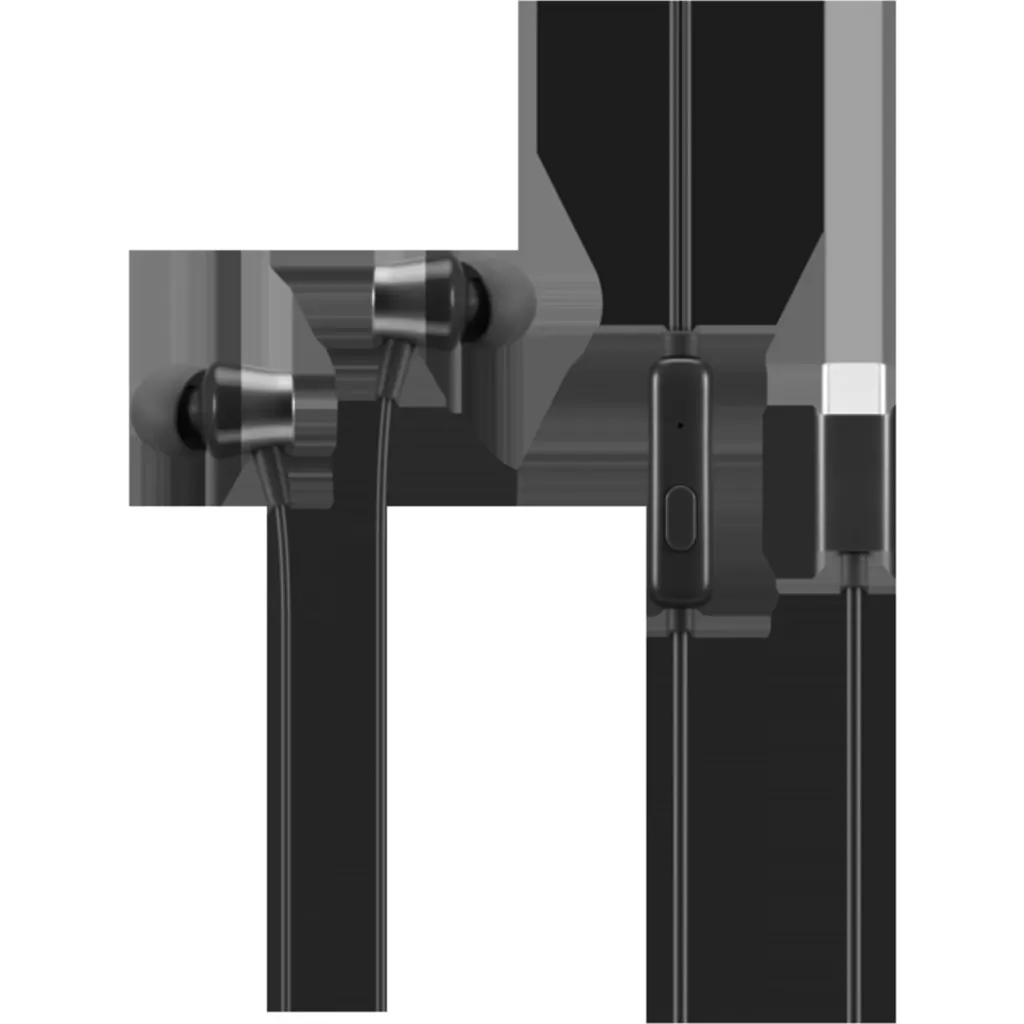 Audífonos Alámbricos Lenovo, USB-C c/mic p/Computer, Cellular phone Color Negros