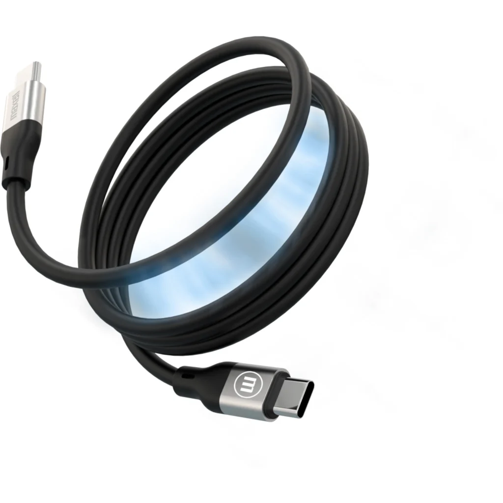 Cable trenzado USB-C a USB-C Maxell CBL C A C WHIT
