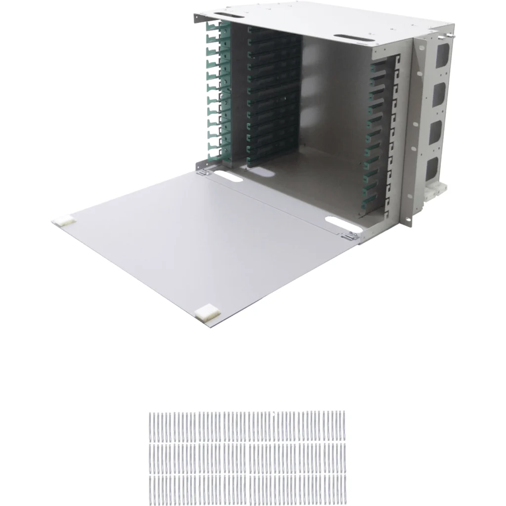 Cabecera 7U-Rack Metalica tipo ODF para 12 bandeja