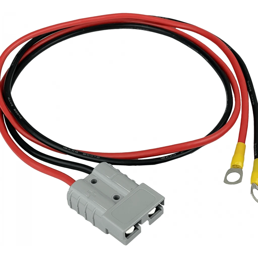 Imagen 1 de Cable Anderson-Terminal Ojo-8mm 50A Largo-100Cm