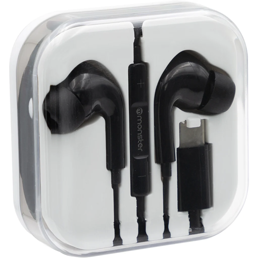 Imagen 4 de C21BK  AUDIF. MONSTER ALAMBRICO M/LIBRES TYPE-C NEGRO