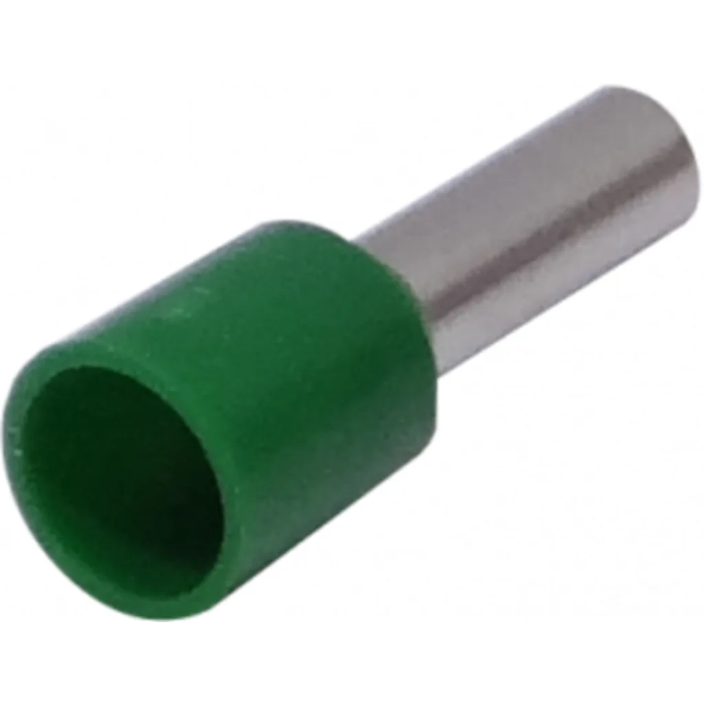 Imagen 1 de Verde 4,0mm2 9/16mm 100-unid AWG12 Ferrules Terminal Aislado Crimpeabl