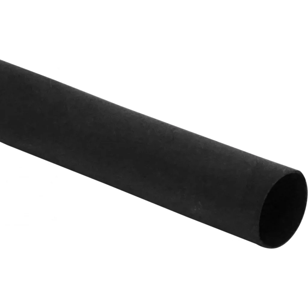 Negro 4mm 1mt 2a1 Termo Contractil Termoretractil PE 4,0mm 4.0mm