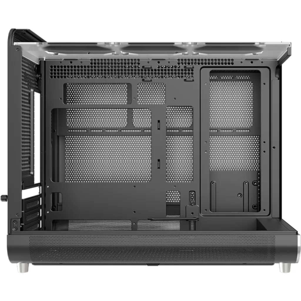 Imagen 8 de Gabinete Gamer XPH Negro | Micro ATX / ITX | 9 Ventiladores ARGB + Controladora + Control Remoto | Pantalla Pixel | USB 3.0 x2 + USB-C