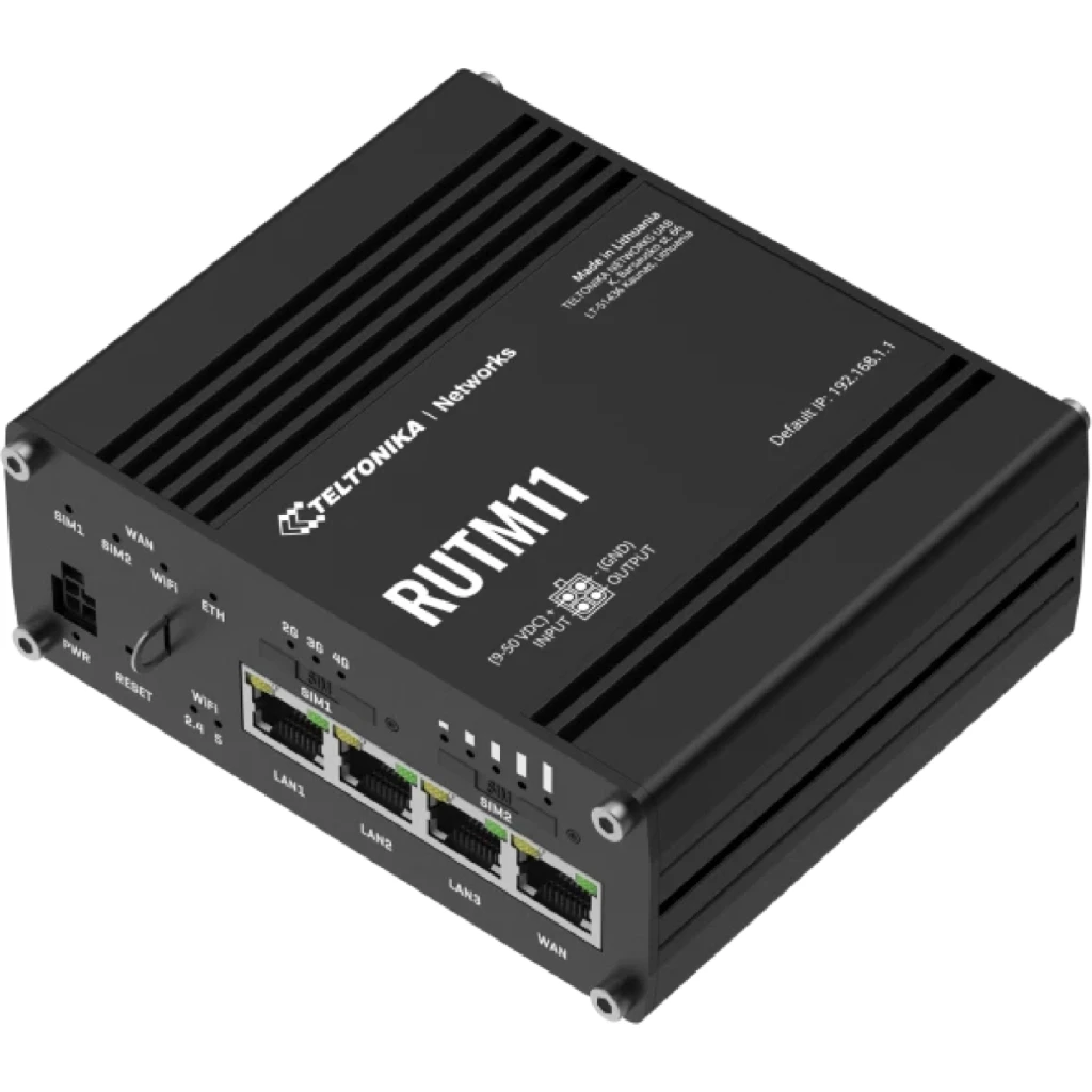 Imagen 1 de Teltonika Router industrial 5G de alta velocidad para automatizacion, transporte