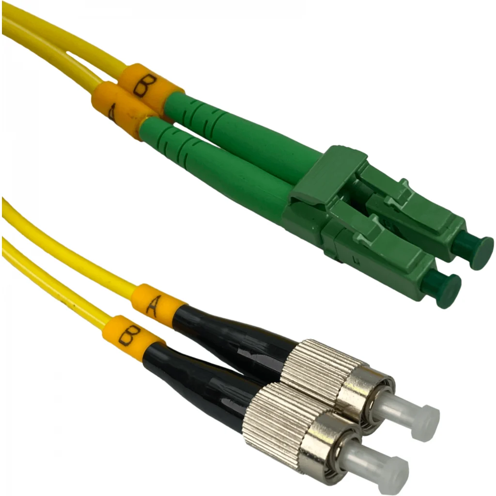 3mt LC/APC-FC/UPC MonoModo SM Duplex Jumper Cable Fibra 9/125um 3mm