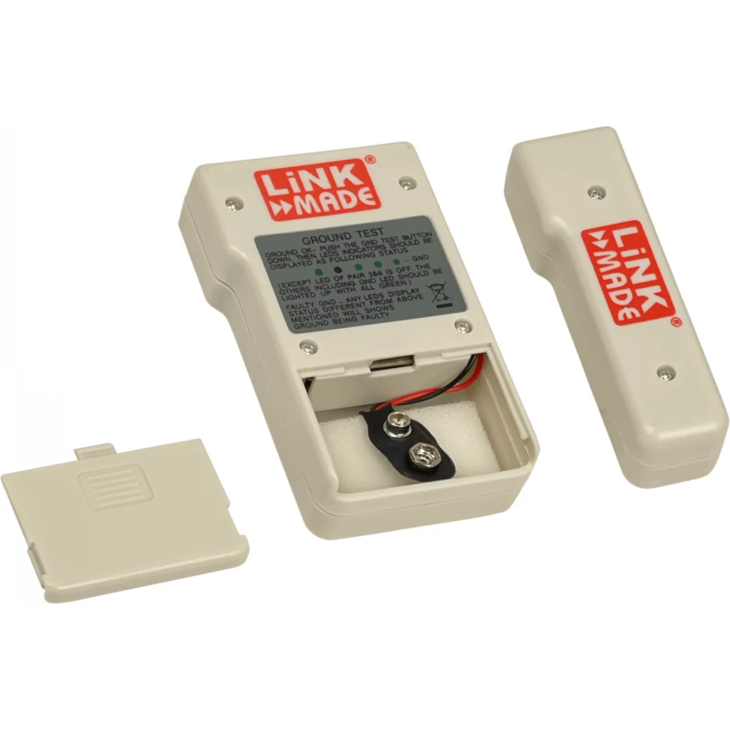 Tester Linkmade TL-101 Red Taiwan RJ45  s/bateria 9v