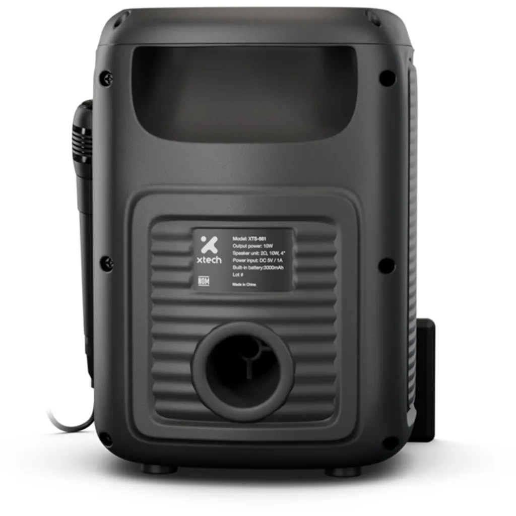 Imagen 6 de Xtech XTS-661 - Speaker - Black - BronteX Wls with LED wired Mic