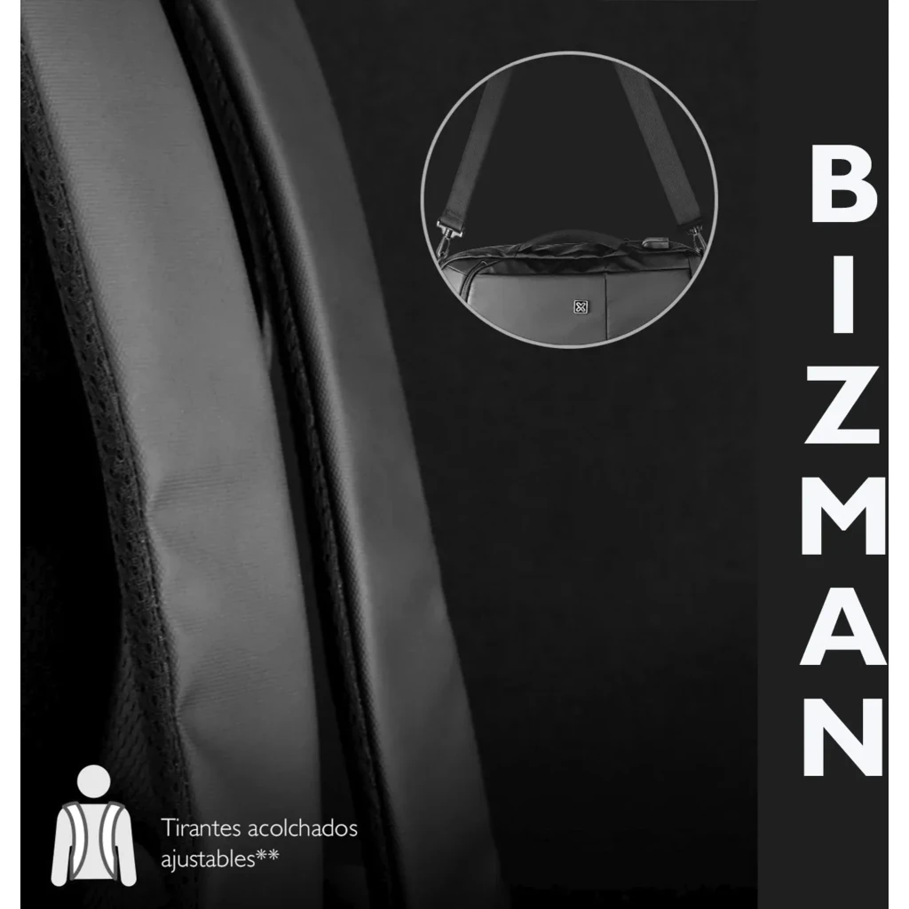 Imagen 8 de Klip Xtreme - Notebook carrying backpack - 15.6" - Polyester - Black - 2 in 1 Backpack & NB Case