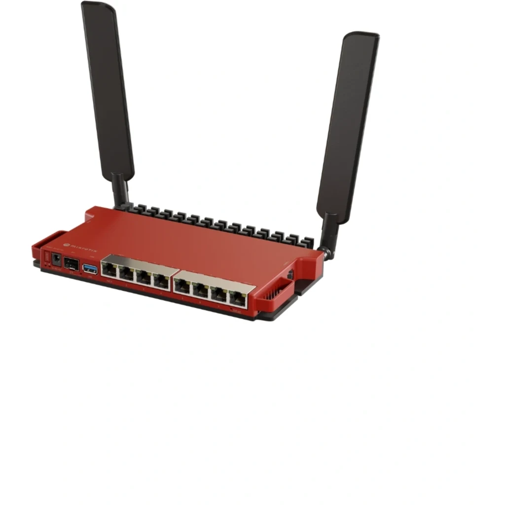 Router Mikrotik L009UIGS, 8 PuertosEthernet SFP 2.5G USB, 2 antena 2.4GHz 