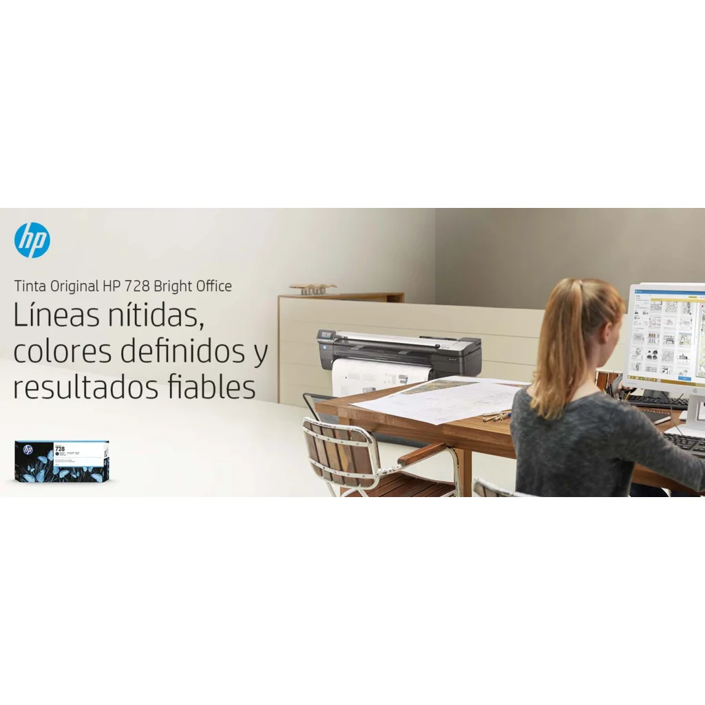 Imagen 5 de Cartridge HP 728 Negro Mate Compatible DesignJet T730/nHP DesignJet T830, 300ml