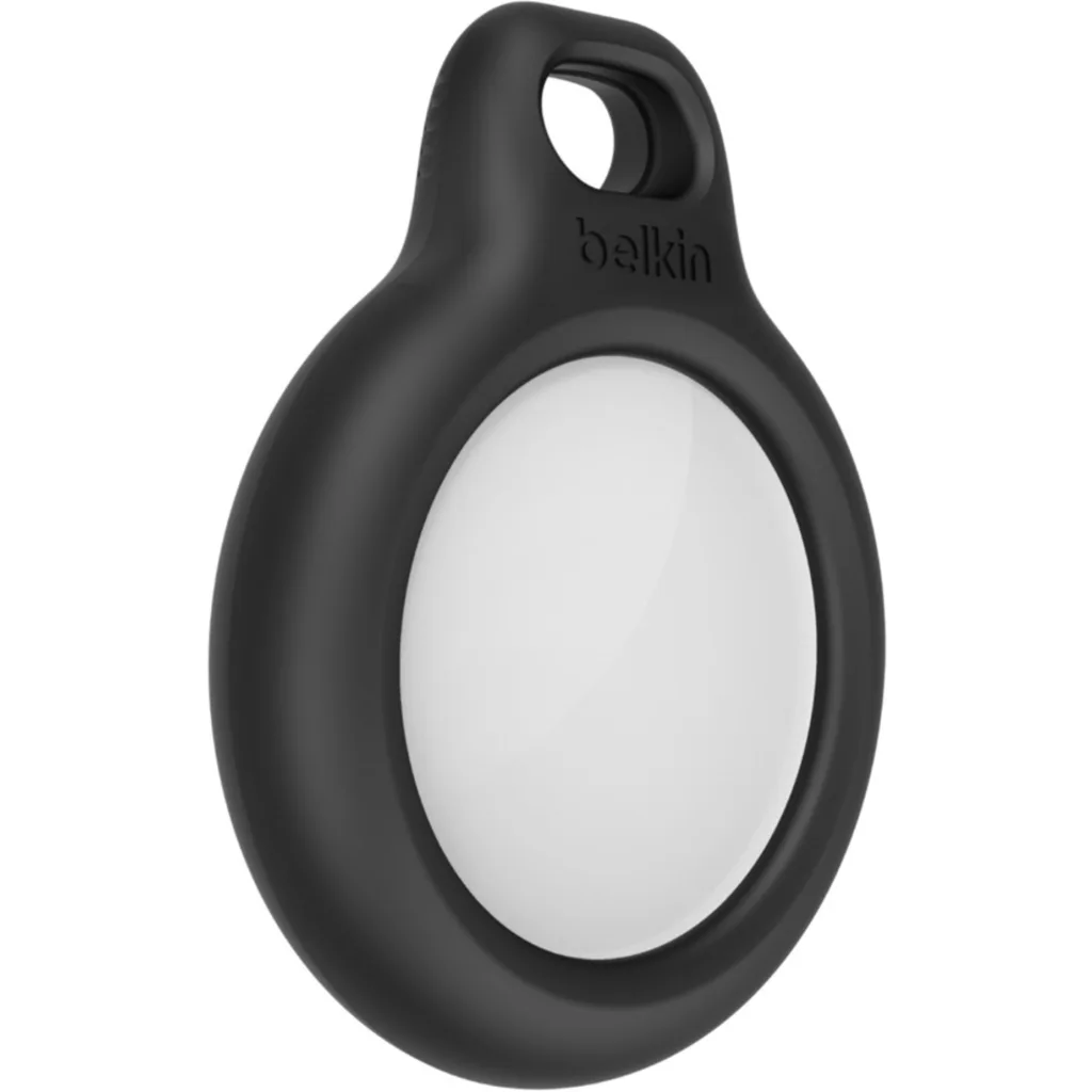 Imagen 2 de Pack de 4 llaveros para Airtag Belkin negro