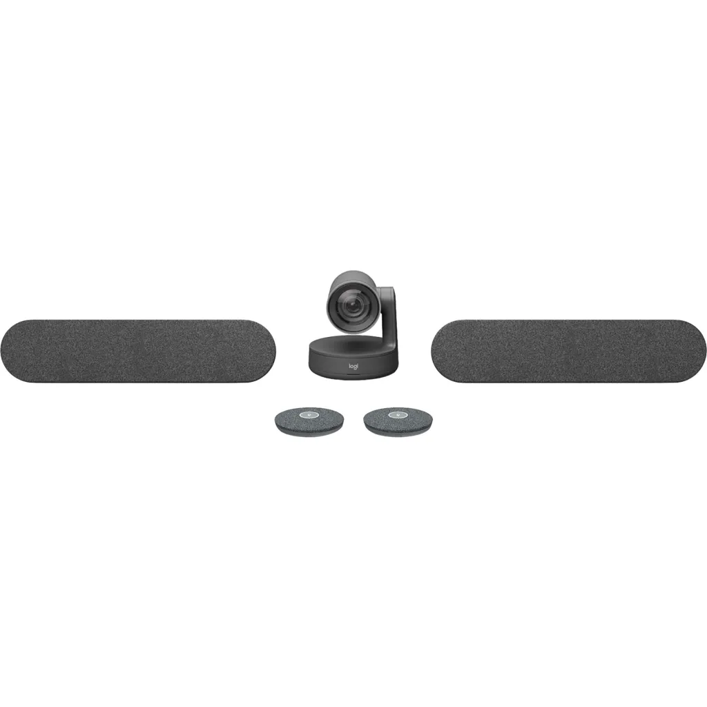 Sistema de Video Conferencia Logitech Rally Plus, kit Ultra HD+2 mic+2 parlante
