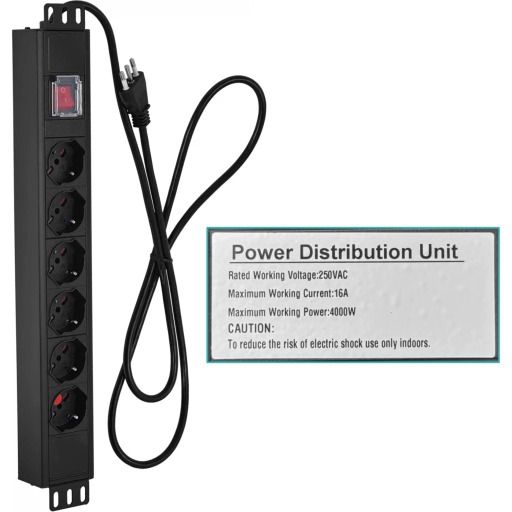 Imagen 3 de LINKMADE Desarmado 42U 1000mm Rack 100cm-Fondo c/PDU-VENT-Bandejas Pu