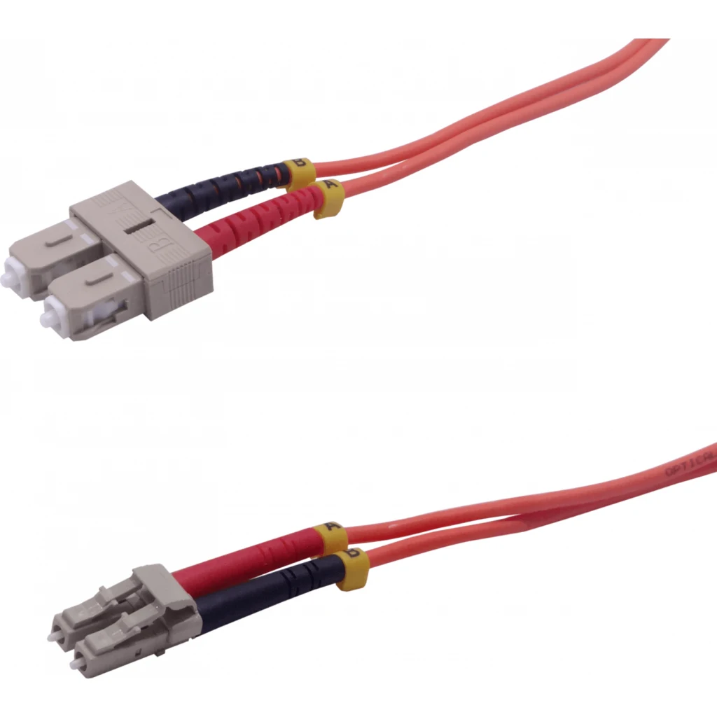 Imagen 2 de 5MT LC-SC OM1 MULTIMODO MM DUPLEX JUMPER FIBRA 3MM 62.5/125UM
