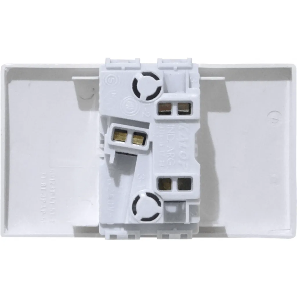 Imagen 2 de KALOP Blanco Teclon 3pin 9/24 Interruptor 16A 250V req/KEP-A KT40126