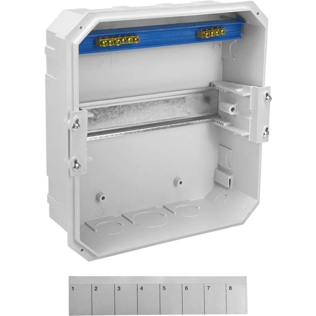 Imagen 4 de LEXO Tablero Embutido LSZH 8 Modulos Riel Din IP41 IK08 5396508